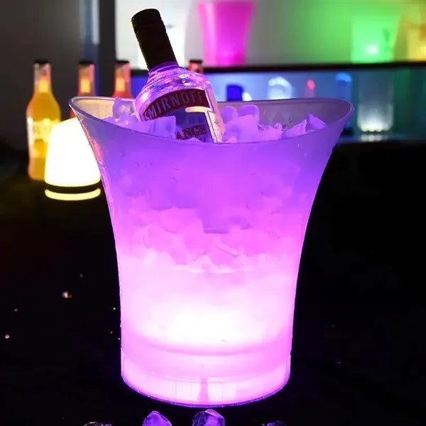 1 7/8 Gal Luminescent Ice Bucket With Wireless Speaker