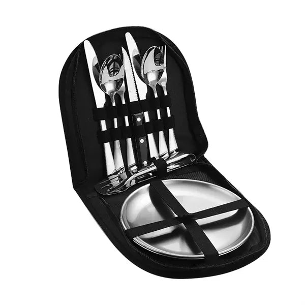 Stainless Steel Picnic Tableware Set