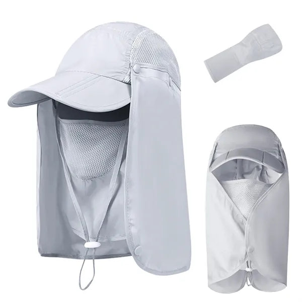 Multifunctional Fishing Hat With Neck & Face Flap Cover
