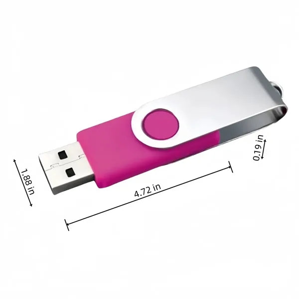 16GB Rotatable Thumb Drive USB Flash Drives