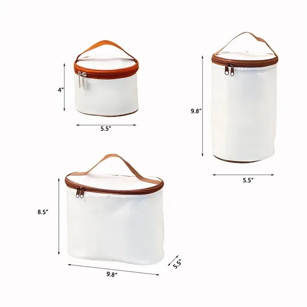 7L Waterproof Canvas Tote Bucket Lunch Bag
