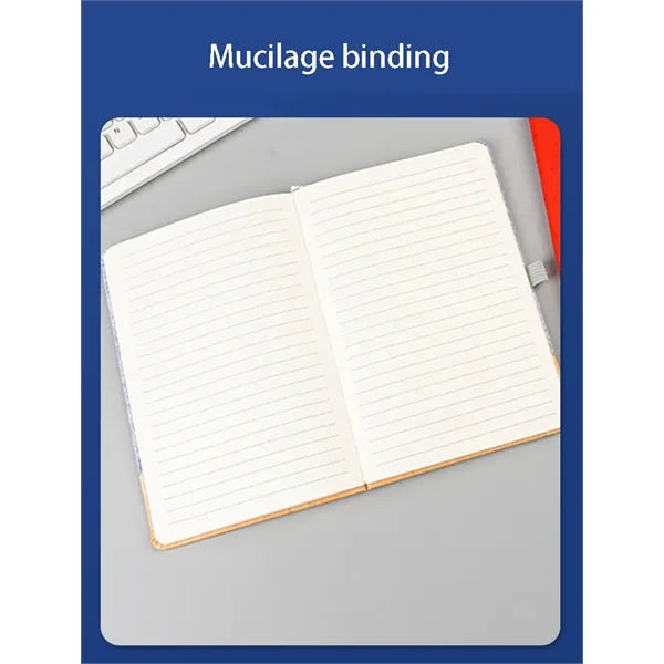 Bamboo Covered Notebook With Pen