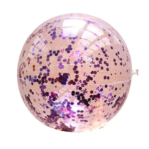 Sparkle-Filled Beach Ball
