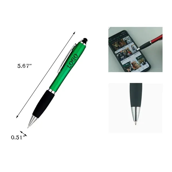 Twist-Type Ballpoint Pen With Touchscreen Function