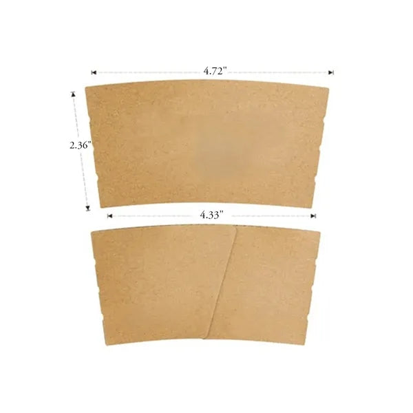 12Oz./14Oz. /16Oz. Kraft Paper Cup Sleeve