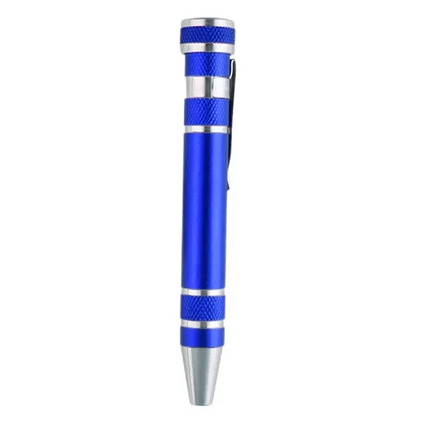 Multi-Tool Eight-In-One Screwdriver Pen