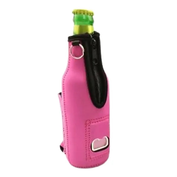 Zippered Cooler Cover W/ Bottle Opener