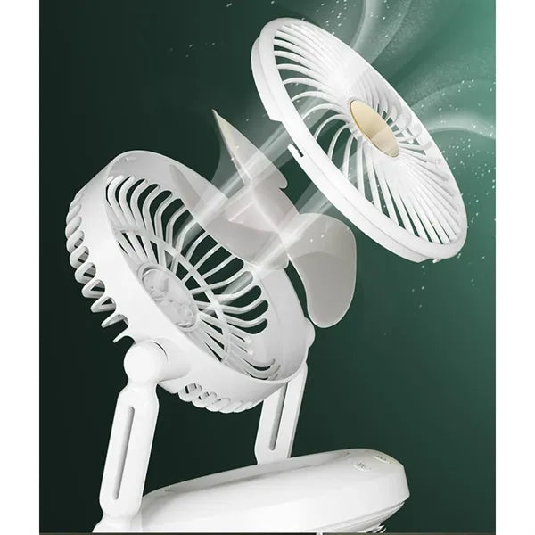 Outdoor Camping Desktop USB Desk Folding Fan