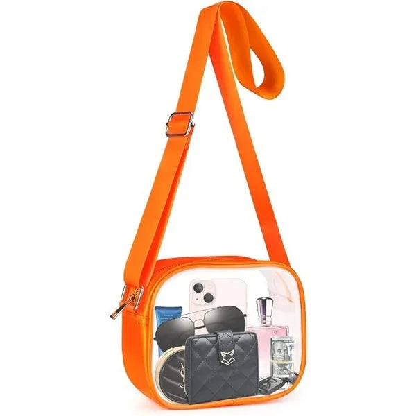 Crossbody Transparent Bag for Concerts Sports Events