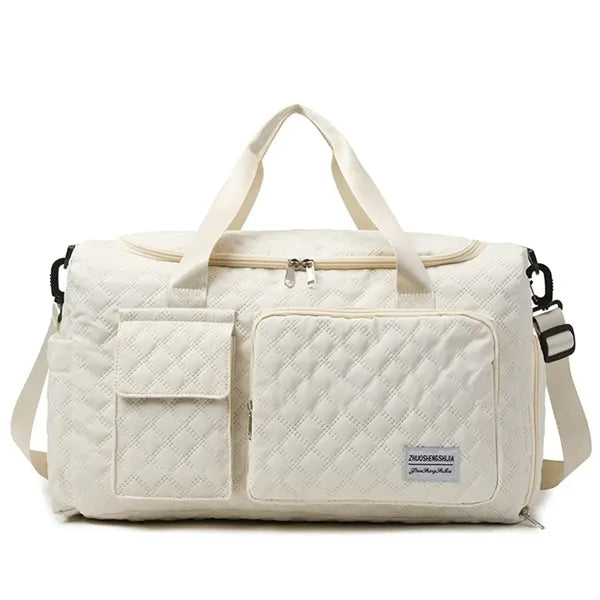 17in Women Carry on Overnight Bag with Shoe Compartment