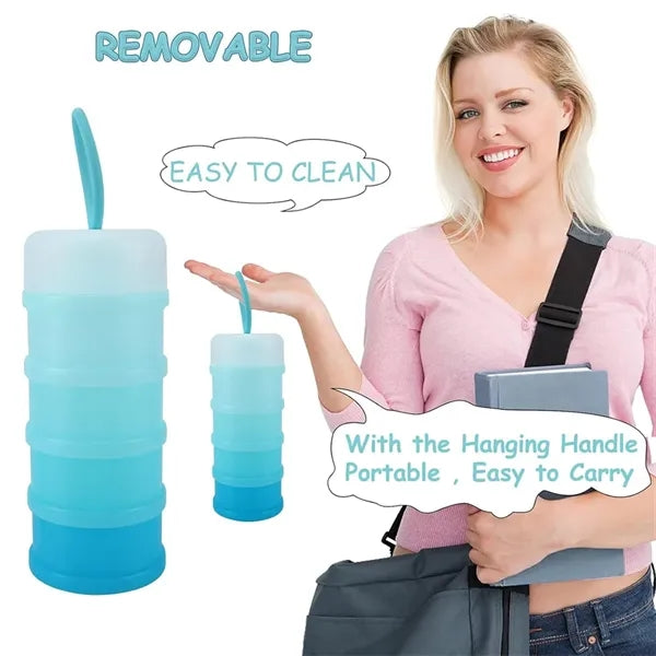 Baby Formula Dispenser 4 Compartments