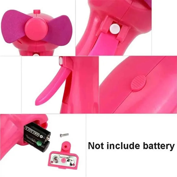 Portable Spray Bottle With Mini Fan