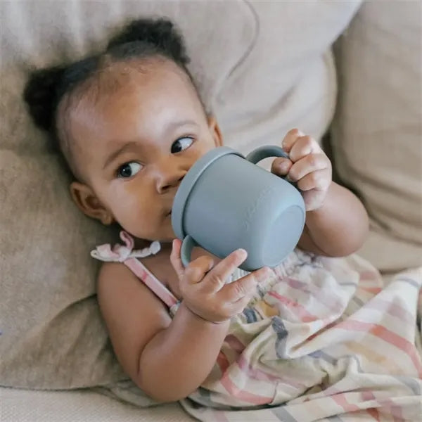 Silicone Baby Straw and Snack Cup