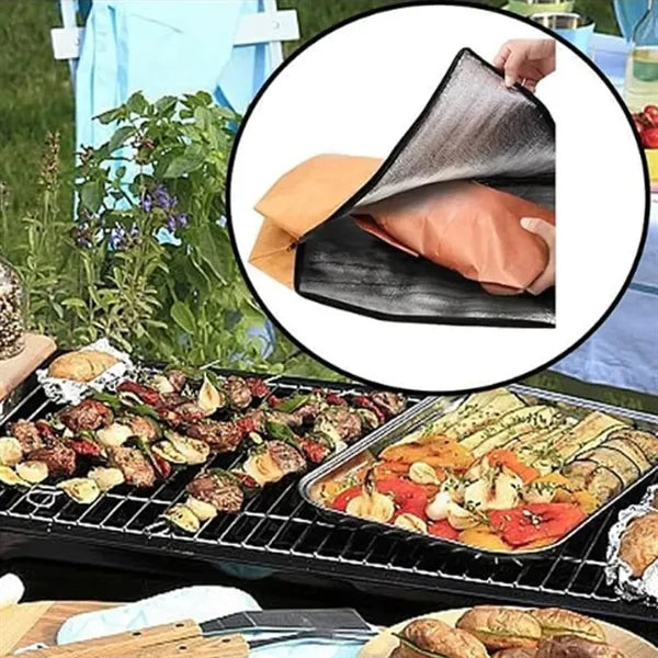 Large Layer Insulated Thermal Bag with Wide Zipper Opening