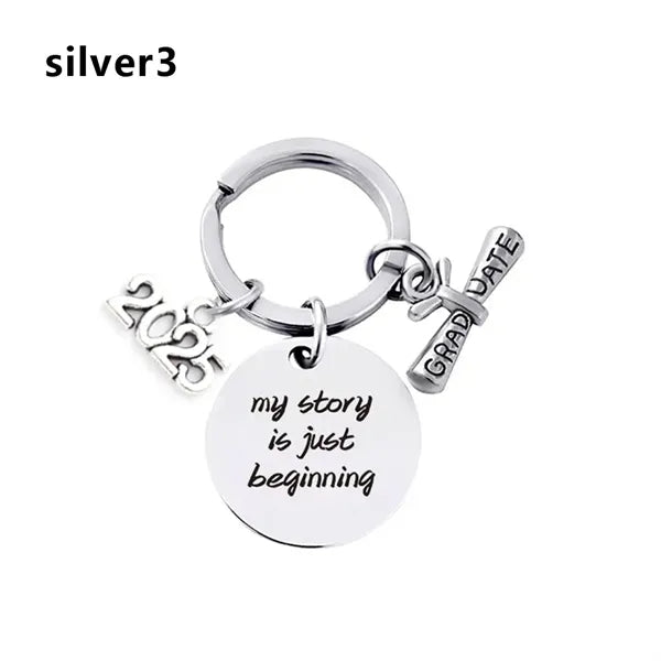 Graduation Keychain Alloy College Souvenir