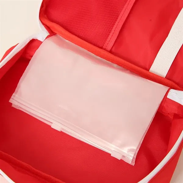 Empty Medical Bag with Zipper Pouches