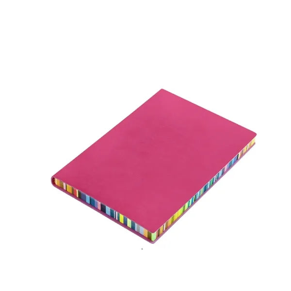 A5 Soft Cover Rainbow Edge Cute Notebook Simple Thick