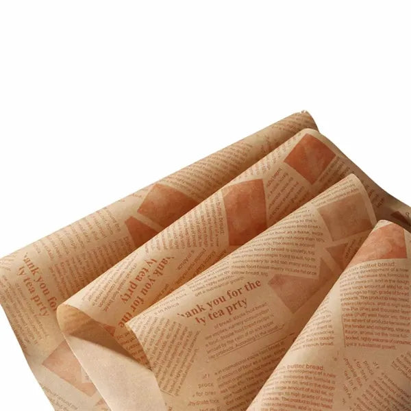 Hamburger wrapping paper
