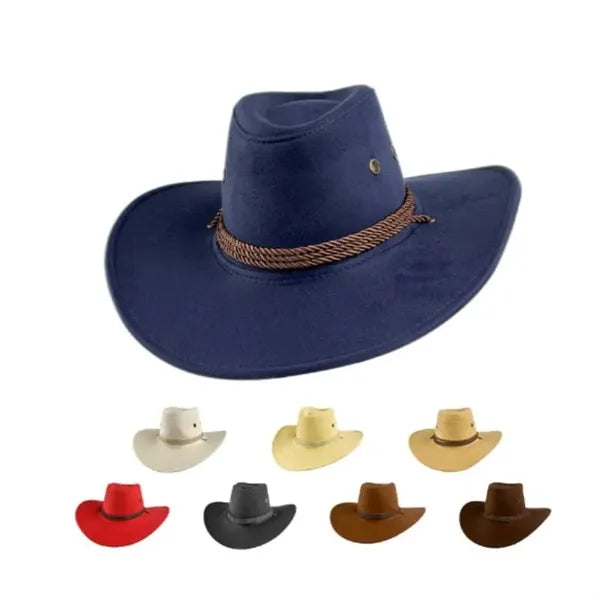 Western Cowboy Hat for Unisex Wide