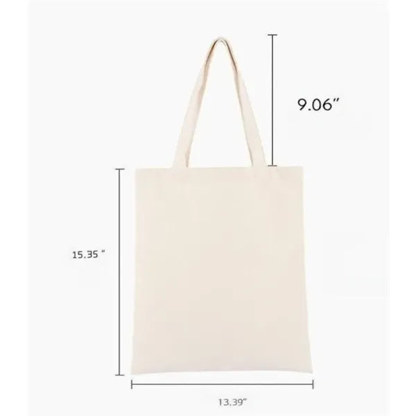 Cotton Sheeting Natural Economy Tote - 15in x 13in