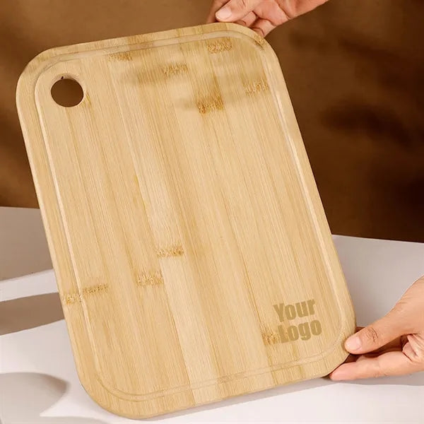 0.5" Thickness Hangable Square Bamboo Cutting Board