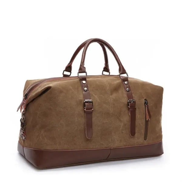 Travel Duffel Canvas Weekender Bag
