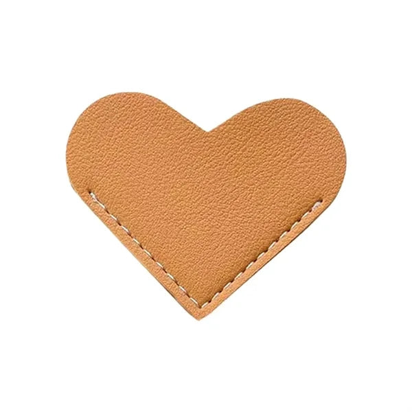 Leather Heart Bookmarks