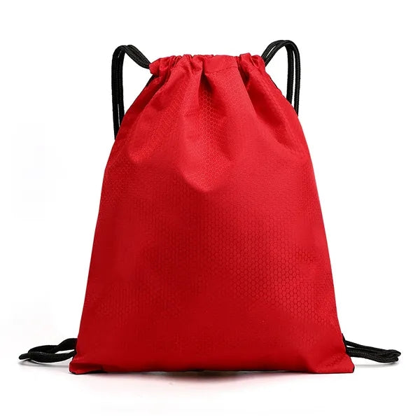 600D Lightweight Two-Tone Drawstring Backpack