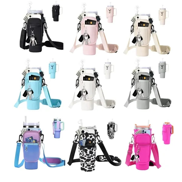 Neoprene 40 oz. Tumbler Water Bottle Carrier Bag Sleeve