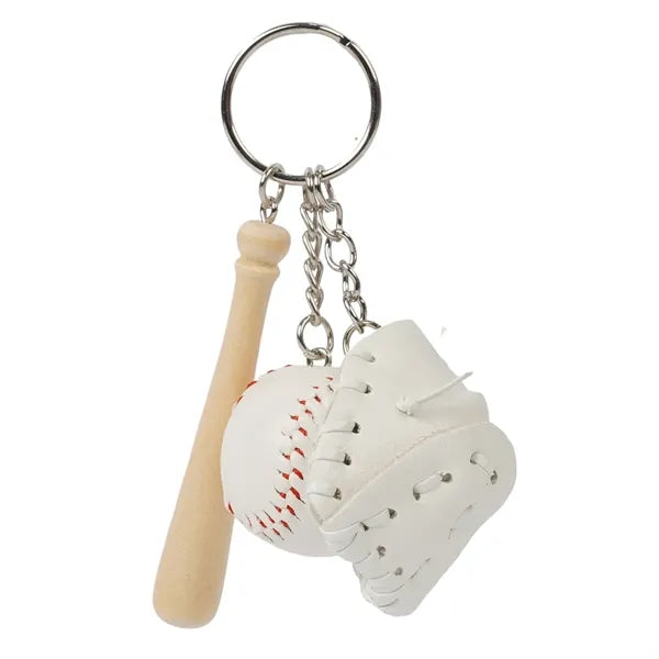 Mini Baseball Keychain