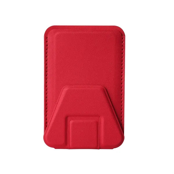 Magnetic Folding PU Leather Phone Stand