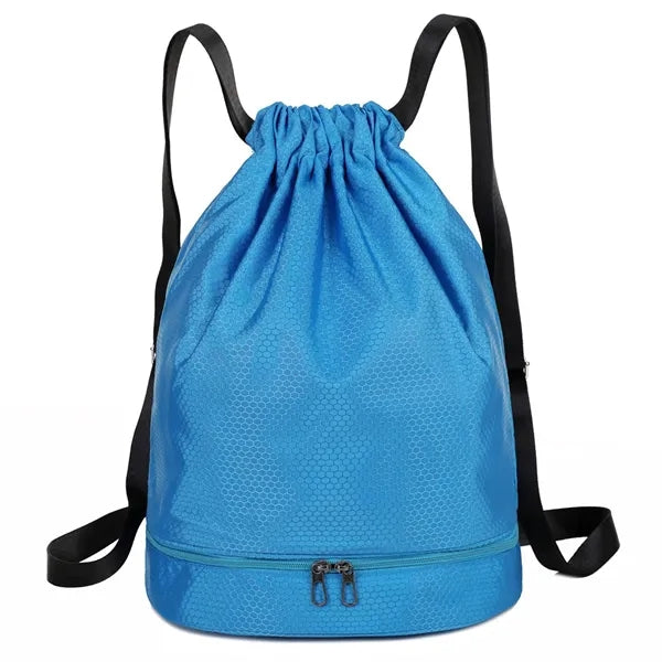 420D Swim Backpack with Shoe Compartment & Wet/Dry Pocket