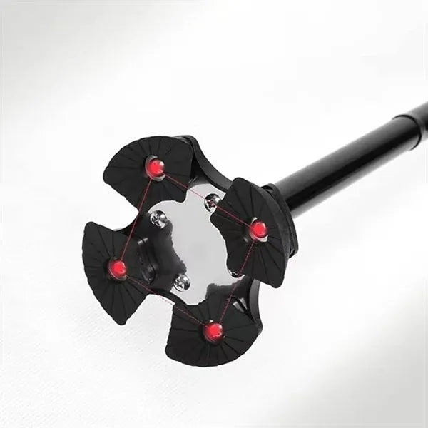 Ergonomic Adjustable Non-Slip Folding Cane with Light