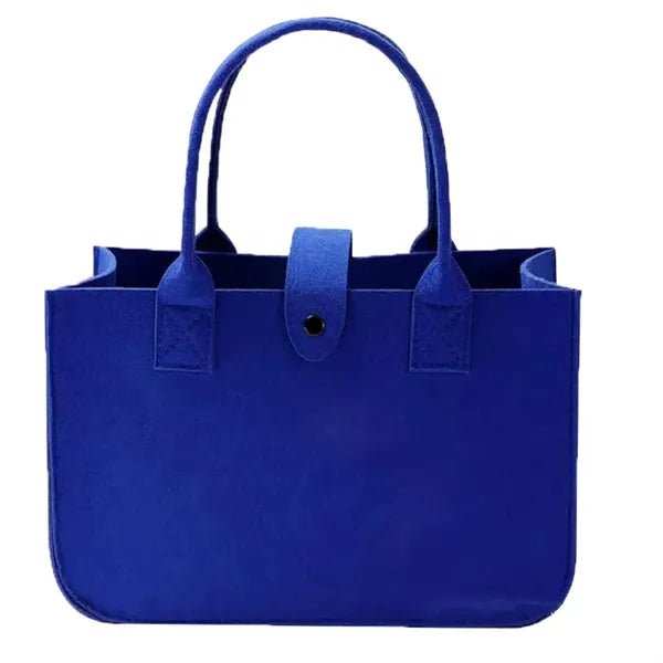 Solid Color Felt Tote Storage Bag