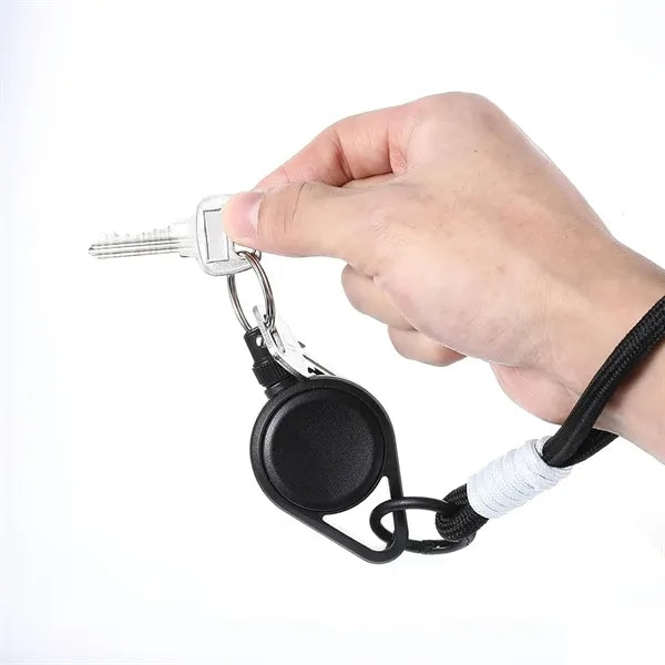 Retractable Badge Reel With Lanyard
