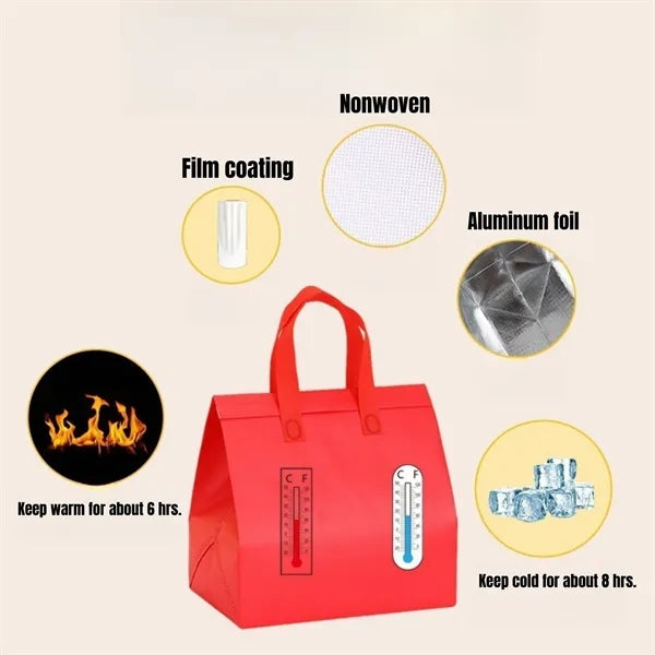 Takeout, Thermal Insulated Bag, Tote Bag