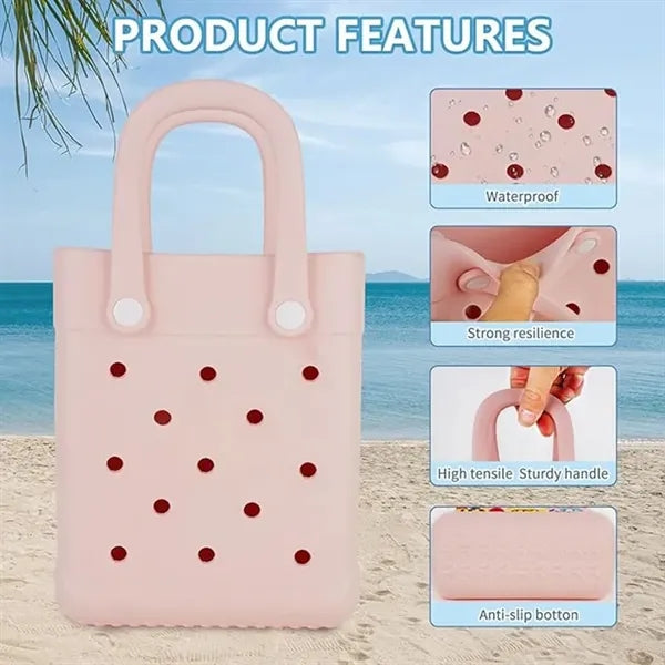 EVA Waterproof Mini Beach Tote Handbag