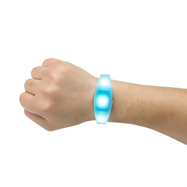 Adjustable Silicone Vibration Led Light Bracelet