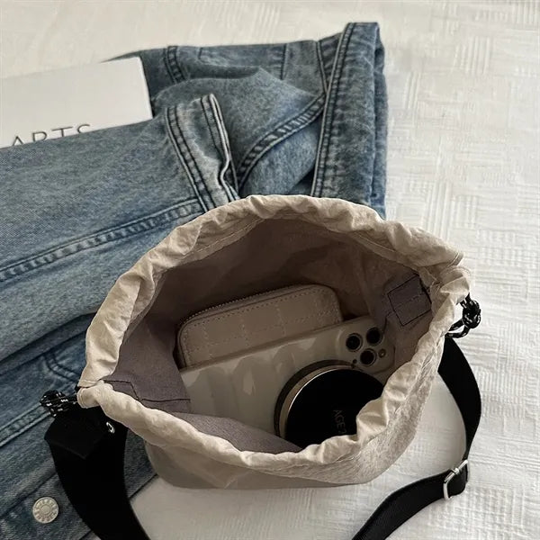 Drawstring Shoulder Bag
