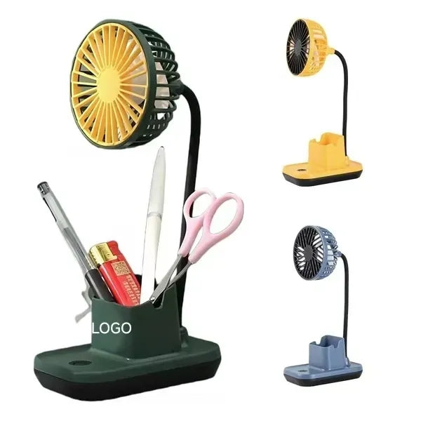 3 in 1 Multifunction Fan Pen Holder Phone Stand