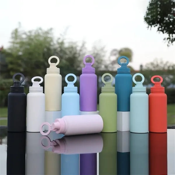 34 oz Insulated Water Bottle with Magnetic Phone Holder