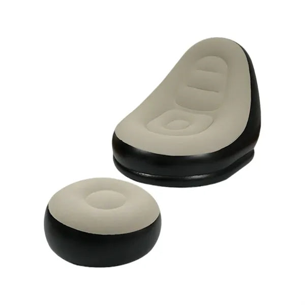 Cozy Flocked Inflatable Lounge Chair