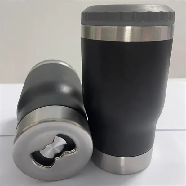 3-in-1 Cooler Tumbler for 12 Oz Bottles with Can Opener