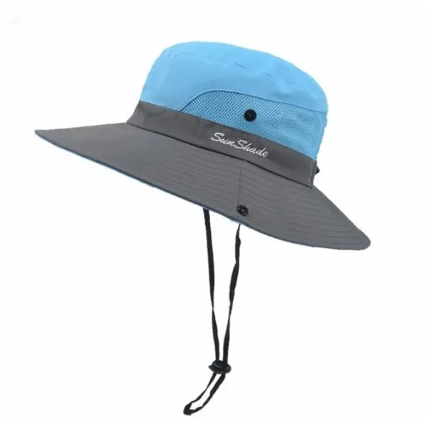 Two Tunes Women's Summer Sun - Protective Hat with a Hole fo