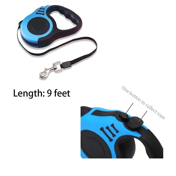 High-Quality 9-feet Portable Auto Retractable Dog Leash