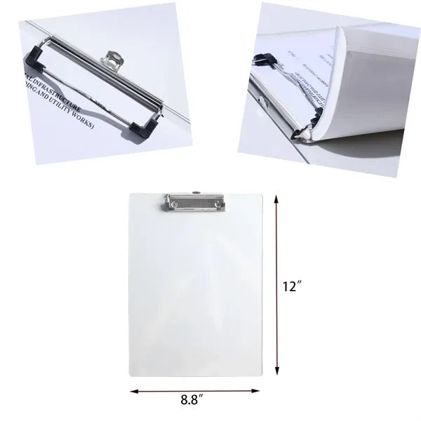 Transparent A4 PET Data Clipboards