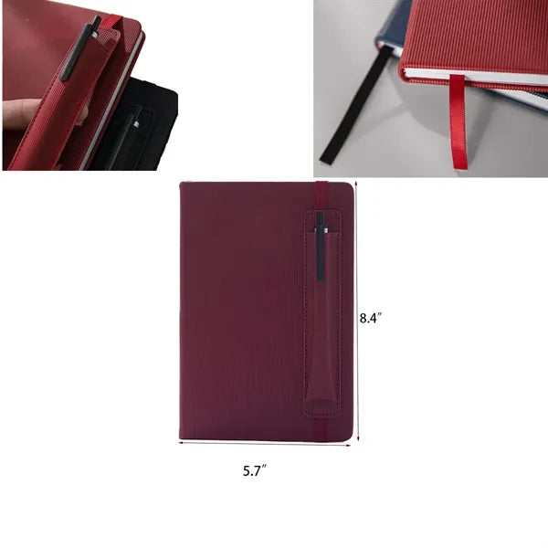New High-Appearance A5 Strap Business Notebook