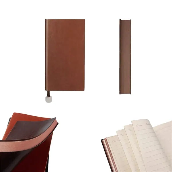 A6-sized Portable PU Soft Leather Business Notebooks