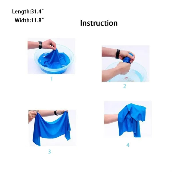 Outdoor Cooling Ice-feel Sports Towel