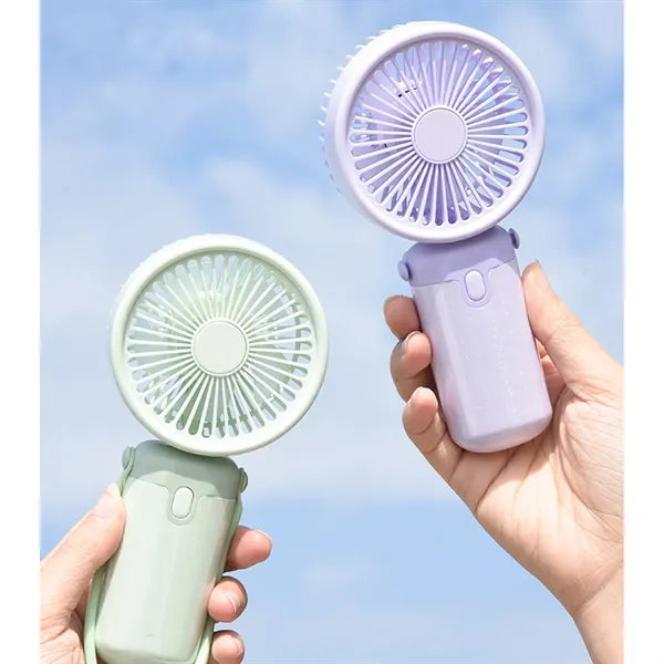 Glitter Foldable Powerful Fan
